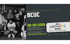 BCUC on Llangollen Fringe Festival banner post